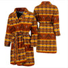 Aztec Eagle Pattern Print Men Long Robe-grizzshop