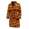 Aztec Eagle Pattern Print Men Long Robe-grizzshop