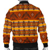 Aztec Eagle Pattern Print Men's Bomber Jacket-grizzshop