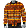 Aztec Eagle Pattern Print Men's Bomber Jacket-grizzshop