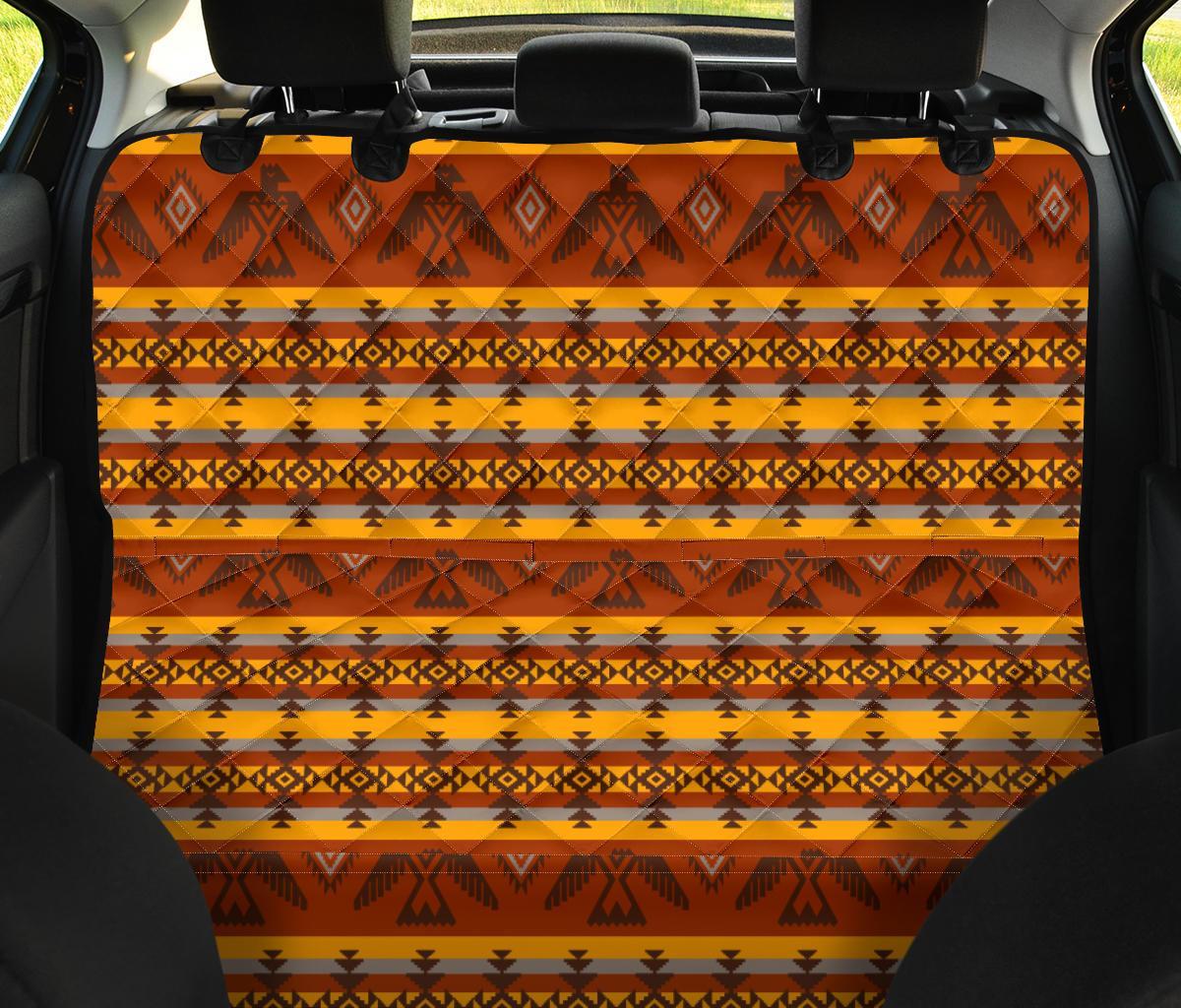 Aztec Eagle Pattern Print Pet Car Seat Cover-grizzshop