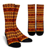 Aztec Eagle Pattern Print Unisex Crew Socks-grizzshop