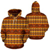 Aztec Eagle Pattern Print Women Men Pullover Hoodie-grizzshop