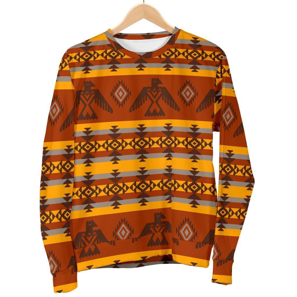 Aztec Eagle Pattern Print Women's Sweatshirt-grizzshop