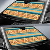 Aztec Eagle Print Pattern Car Sun Shade-grizzshop