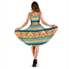 Aztec Eagle Print Pattern Dress-grizzshop