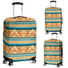 Aztec Eagle Print Pattern Luggage Cover Protector-grizzshop