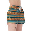 Aztec Eagle Print Pattern Women's Shorts-grizzshop