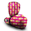 Aztec Hawaiian Pineapple Print Boxing Gloves-grizzshop