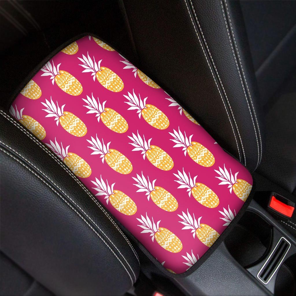 Aztec Hawaiian Pineapple Print Car Console Cover-grizzshop