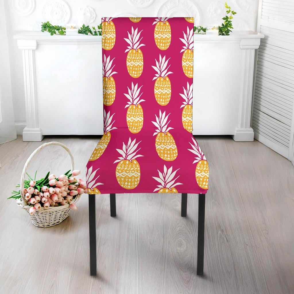 Aztec Hawaiian Pineapple Print Chair Cover-grizzshop