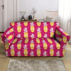 Aztec Hawaiian Pineapple Print Loveseat Cover-grizzshop