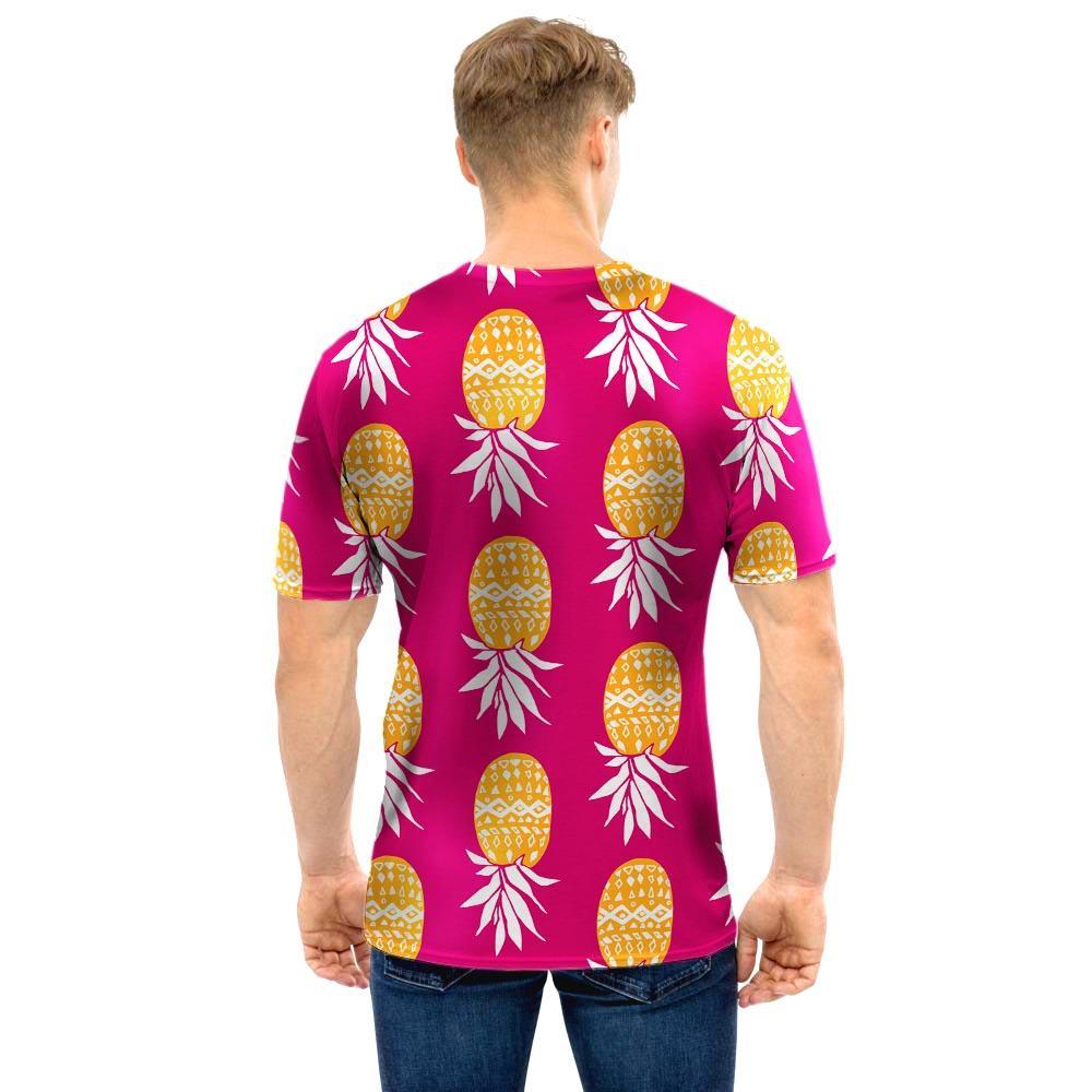 Aztec Hawaiian Pineapple Print Men T Shirt-grizzshop