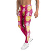 Aztec Hawaiian Pineapple Print Men's Leggings-grizzshop