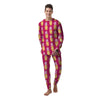 Aztec Hawaiian Pineapple Print Men's Pajamas-grizzshop