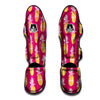 Aztec Hawaiian Pineapple Print Muay Thai Shin Guard-grizzshop