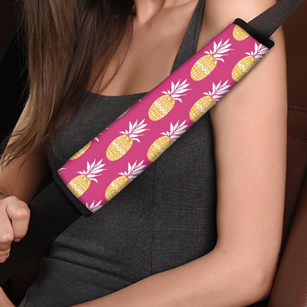 Aztec Hawaiian Pineapple Print Seat Belt Cover-grizzshop