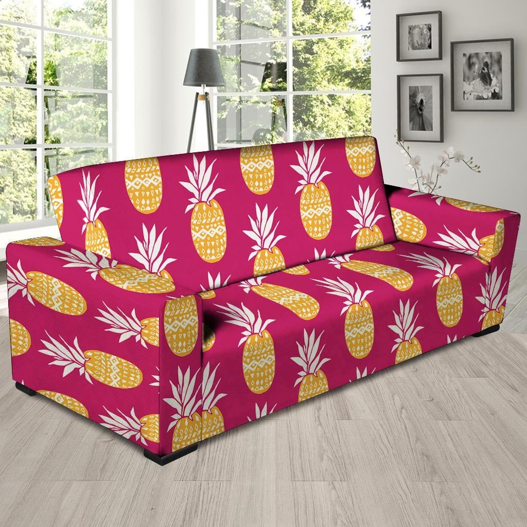 Aztec Hawaiian Pineapple Print Sofa Cover-grizzshop