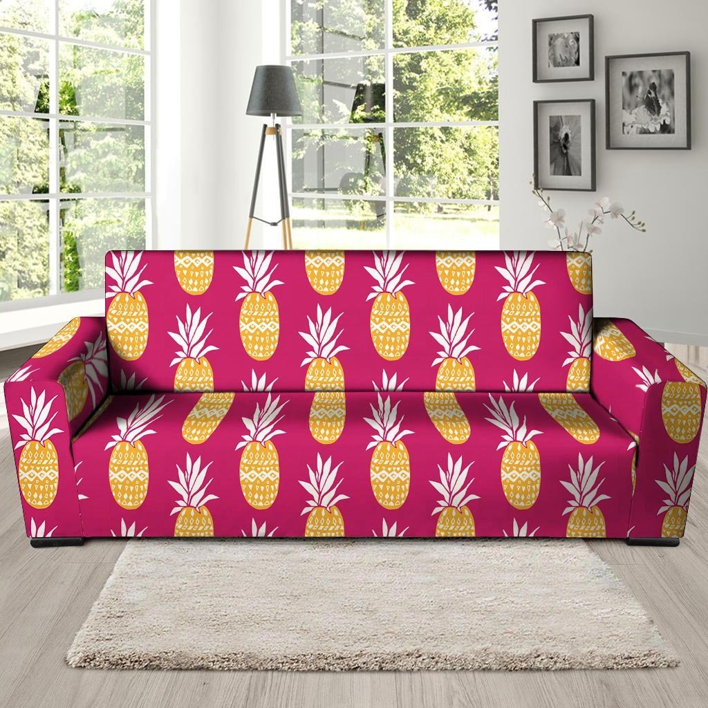 Aztec Hawaiian Pineapple Print Sofa Cover-grizzshop