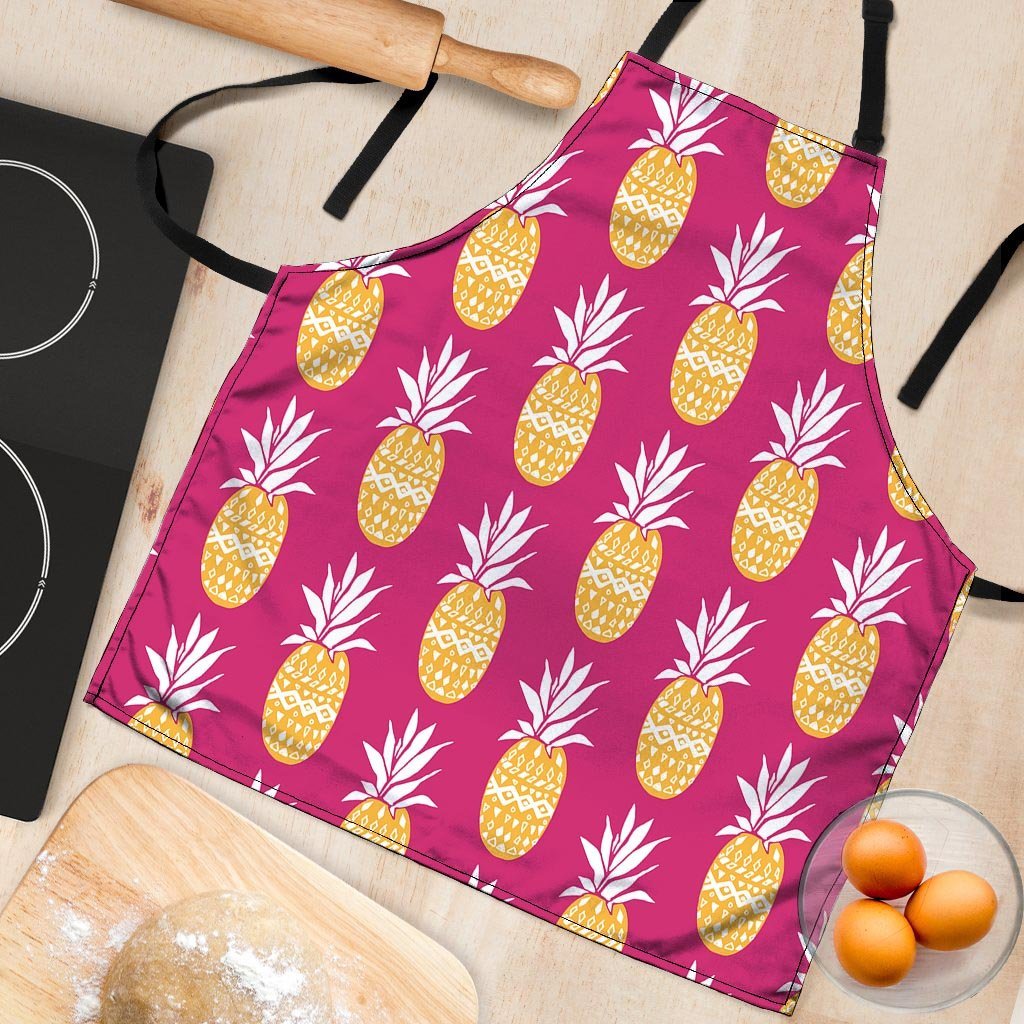 Aztec Hawaiian Pineapple Print Women's Apron-grizzshop