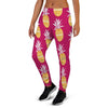 Aztec Hawaiian Pineapple Print Women's Joggers-grizzshop