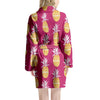 Aztec Hawaiian Pineapple Print Women's Robe-grizzshop