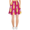 Aztec Hawaiian Pineapple Print Women's Skirt-grizzshop