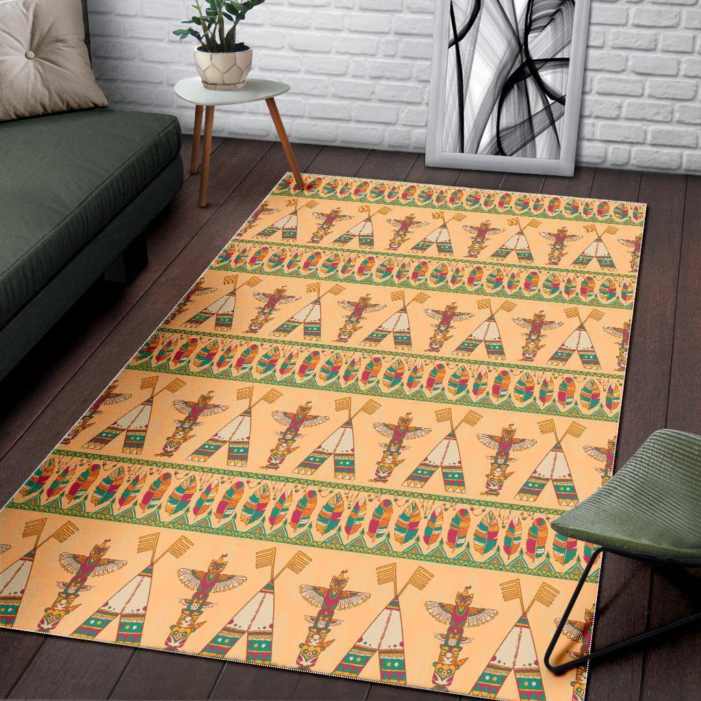 Aztec Indians Navajo Tribal Native American Print Floor Mat-grizzshop