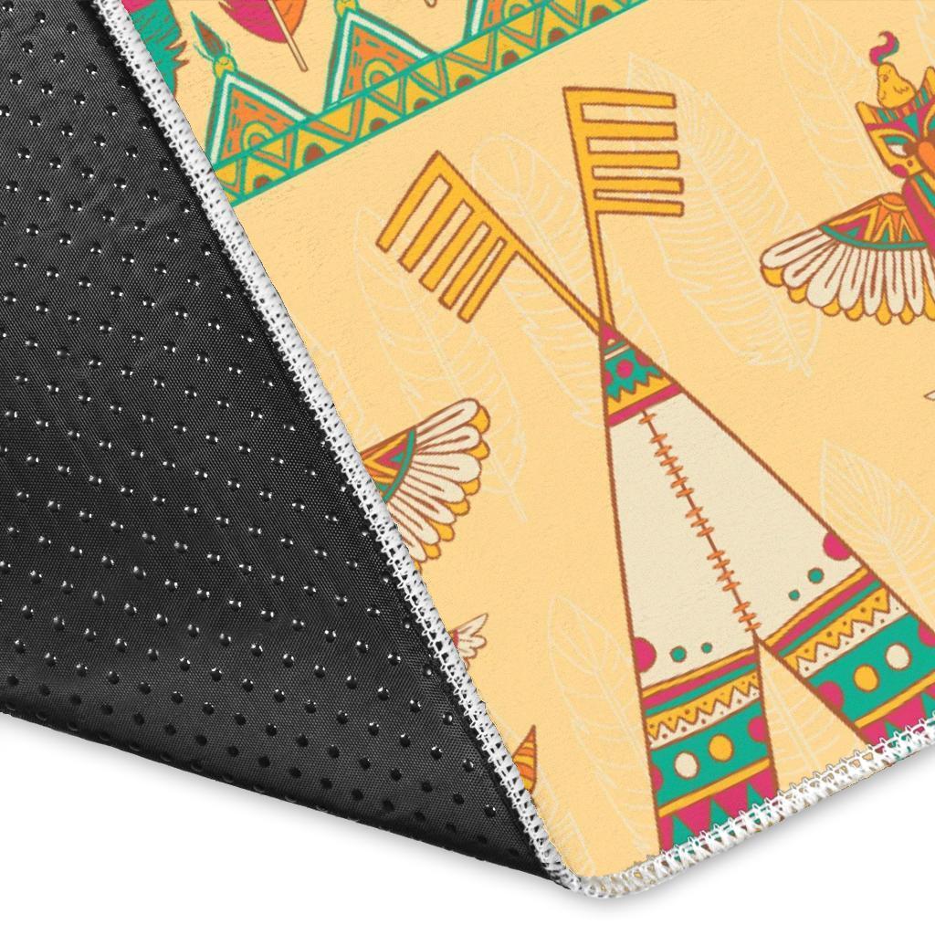 Aztec Indians Navajo Tribal Native American Print Floor Mat-grizzshop