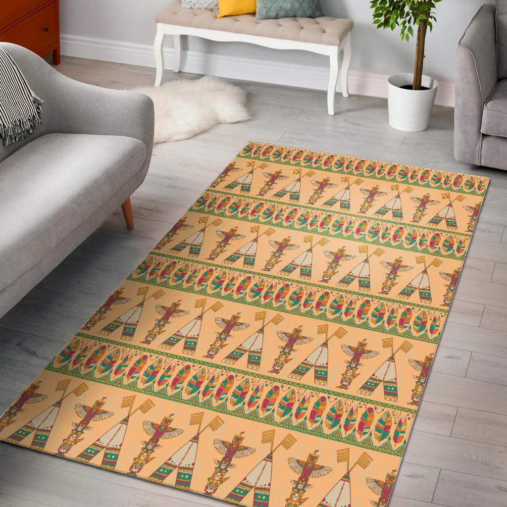 Aztec Indians Navajo Tribal Native American Print Floor Mat-grizzshop