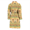 Aztec Indians Navajo Tribal Native American Print Men Long Robe-grizzshop