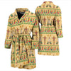 Aztec Indians Navajo Tribal Native American Print Men Long Robe-grizzshop