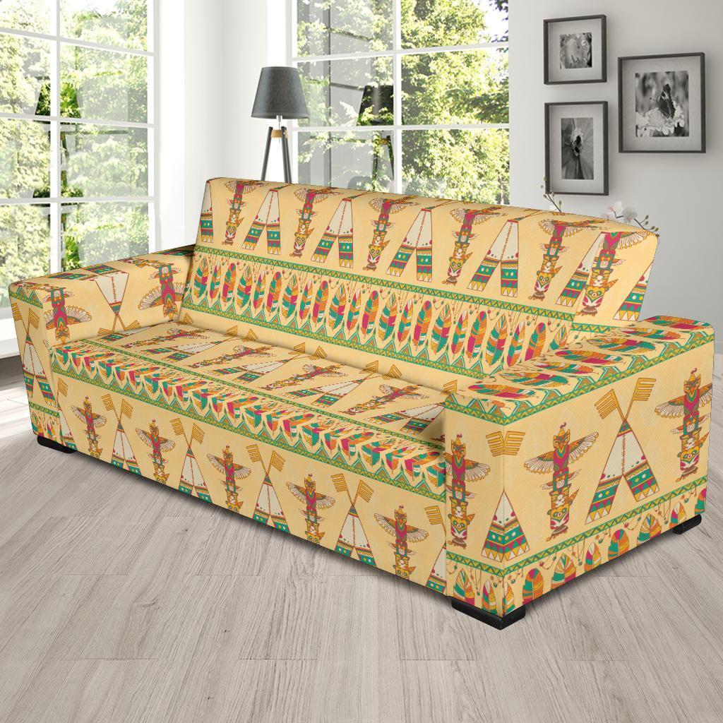 Aztec Indians Navajo Tribal Native American Print Sofa Covers-grizzshop