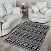 Aztec Llama Pattern Print Floor Mat-grizzshop