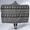 Aztec Llama Pattern Print Hooded Blanket-grizzshop