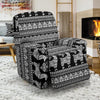 Aztec Llama Pattern Print Recliner Cover-grizzshop