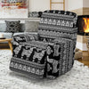 Aztec Llama Pattern Print Recliner Cover-grizzshop