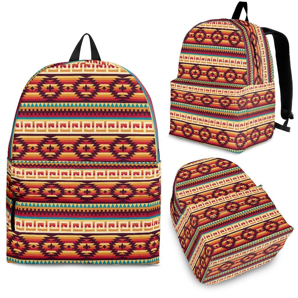Aztec Native American Tribal Navajo Indians Print Backpack-grizzshop