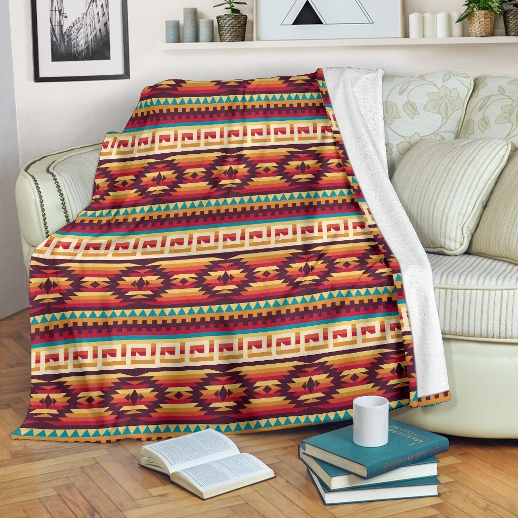 Aztec Native American Tribal Navajo Indians Print Blanket-grizzshop