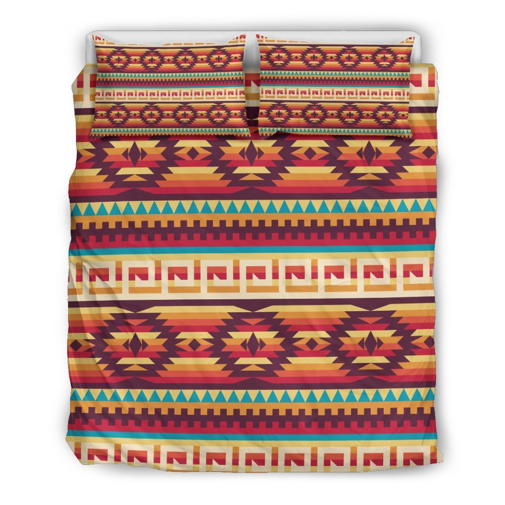 Aztec Native American Tribal Navajo Indians Print Duvet Cover Bedding Set-grizzshop