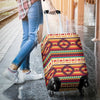 Aztec Native American Tribal Navajo Indians Print Elastic Luggage Cover-grizzshop