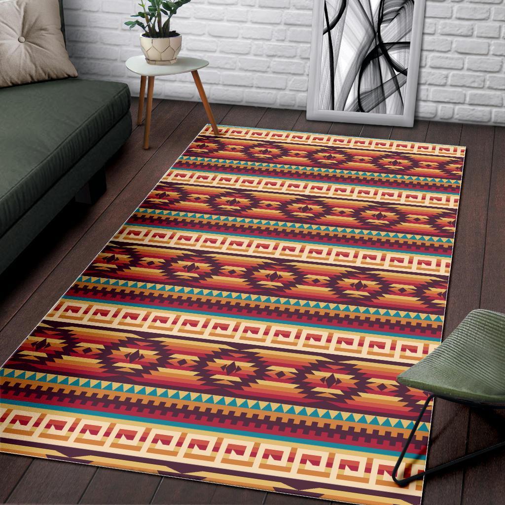 Aztec Native American Tribal Navajo Indians Print Floor Mat-grizzshop