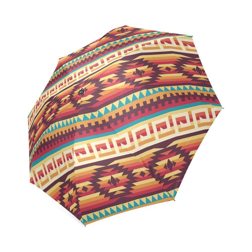 Aztec Native American Tribal Navajo Indians Print Foldable Umbrella-grizzshop