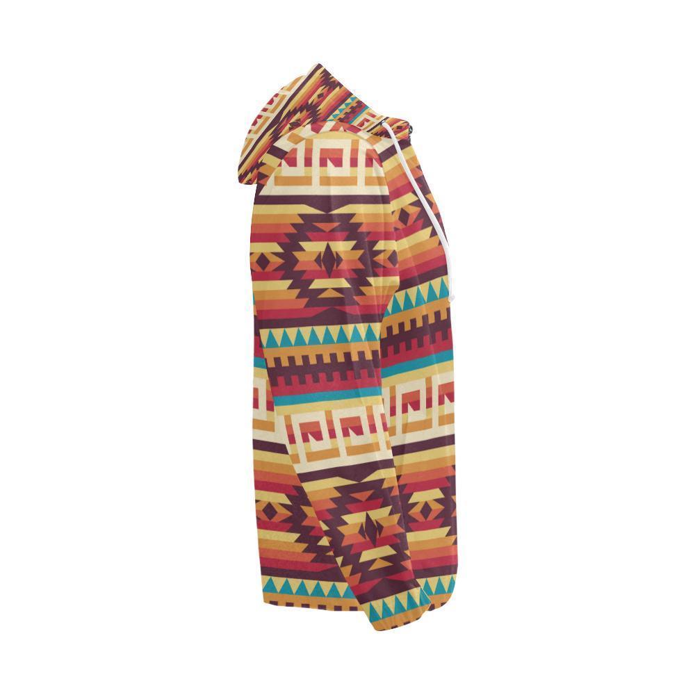 Aztec Native American Tribal Navajo Indians Print Men's Hoodie-grizzshop
