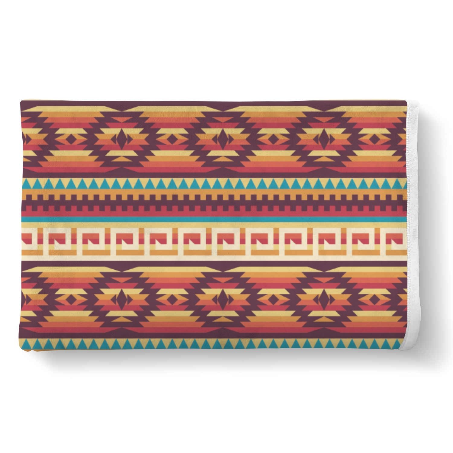 Aztec Native American Tribal Navajo Indians Print Throw Blanket-grizzshop