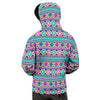 Aztec Neon Native Print Pattern Men's Hoodie-grizzshop