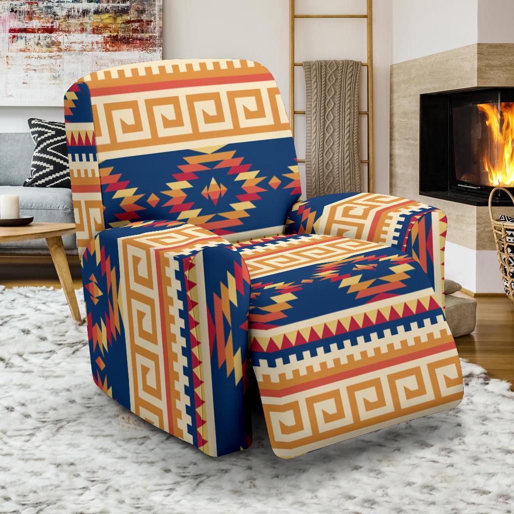 Aztec Pendleton Tribal Indians Navajo Native American Print Recliner Cover-grizzshop