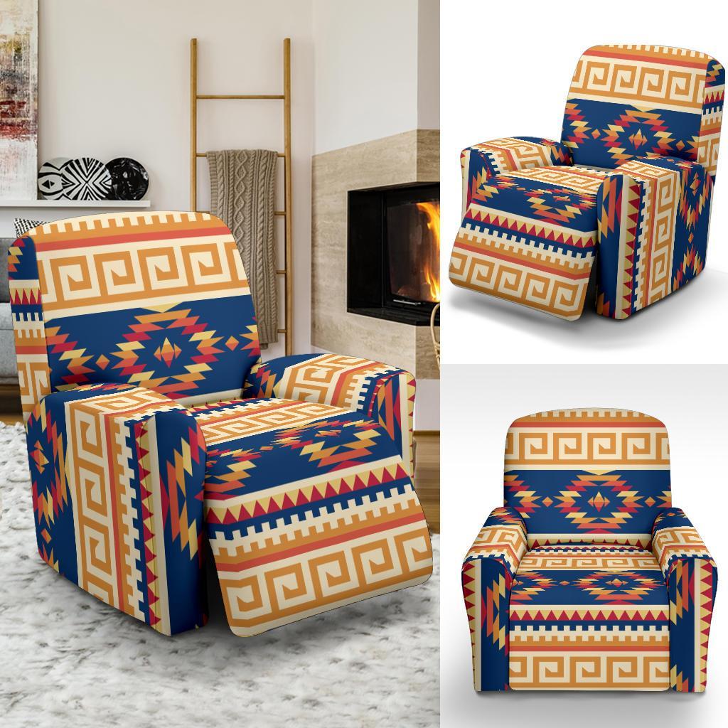 Aztec Pendleton Tribal Indians Navajo Native American Print Recliner Cover-grizzshop