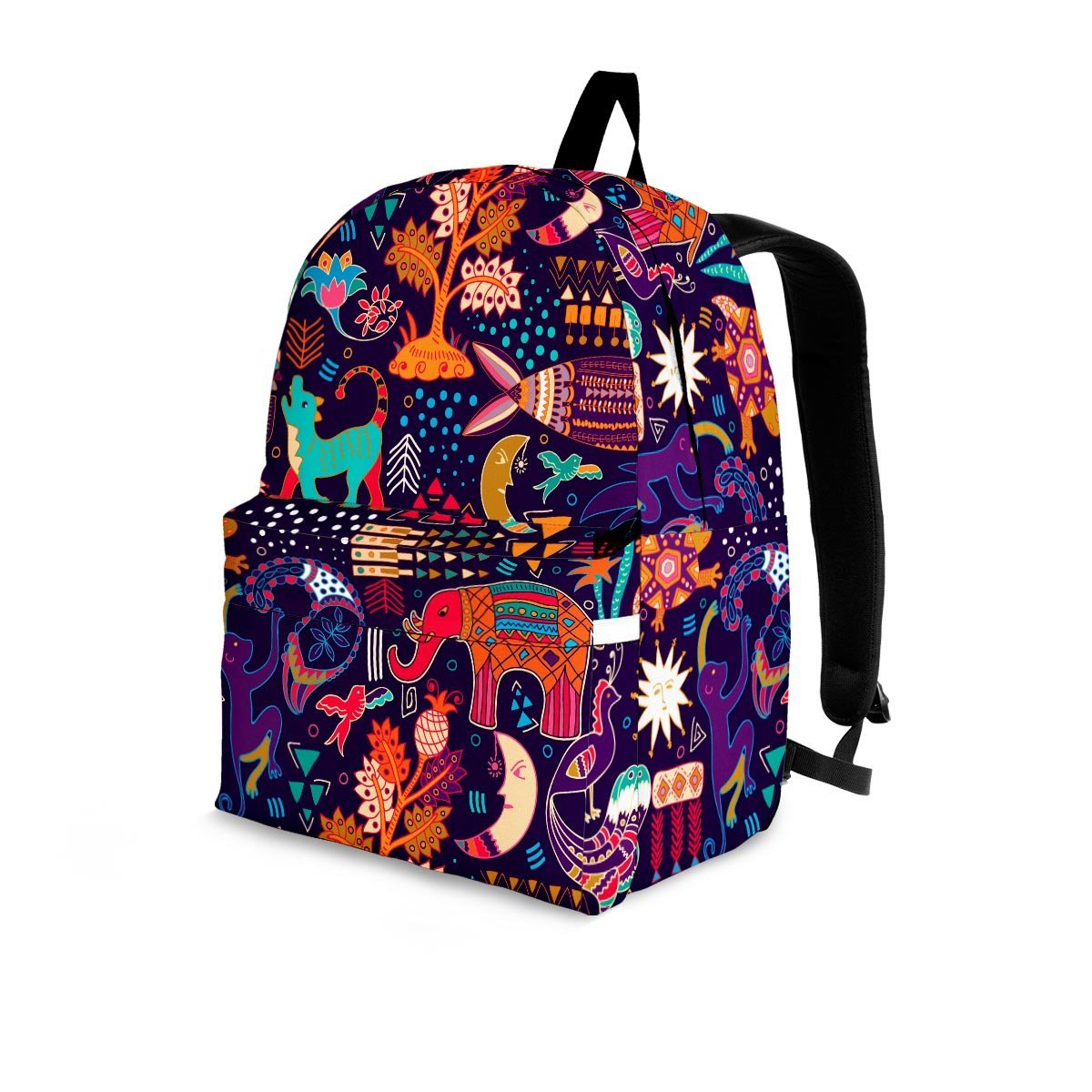 Aztec Psychedelic Trippy Backpack-grizzshop