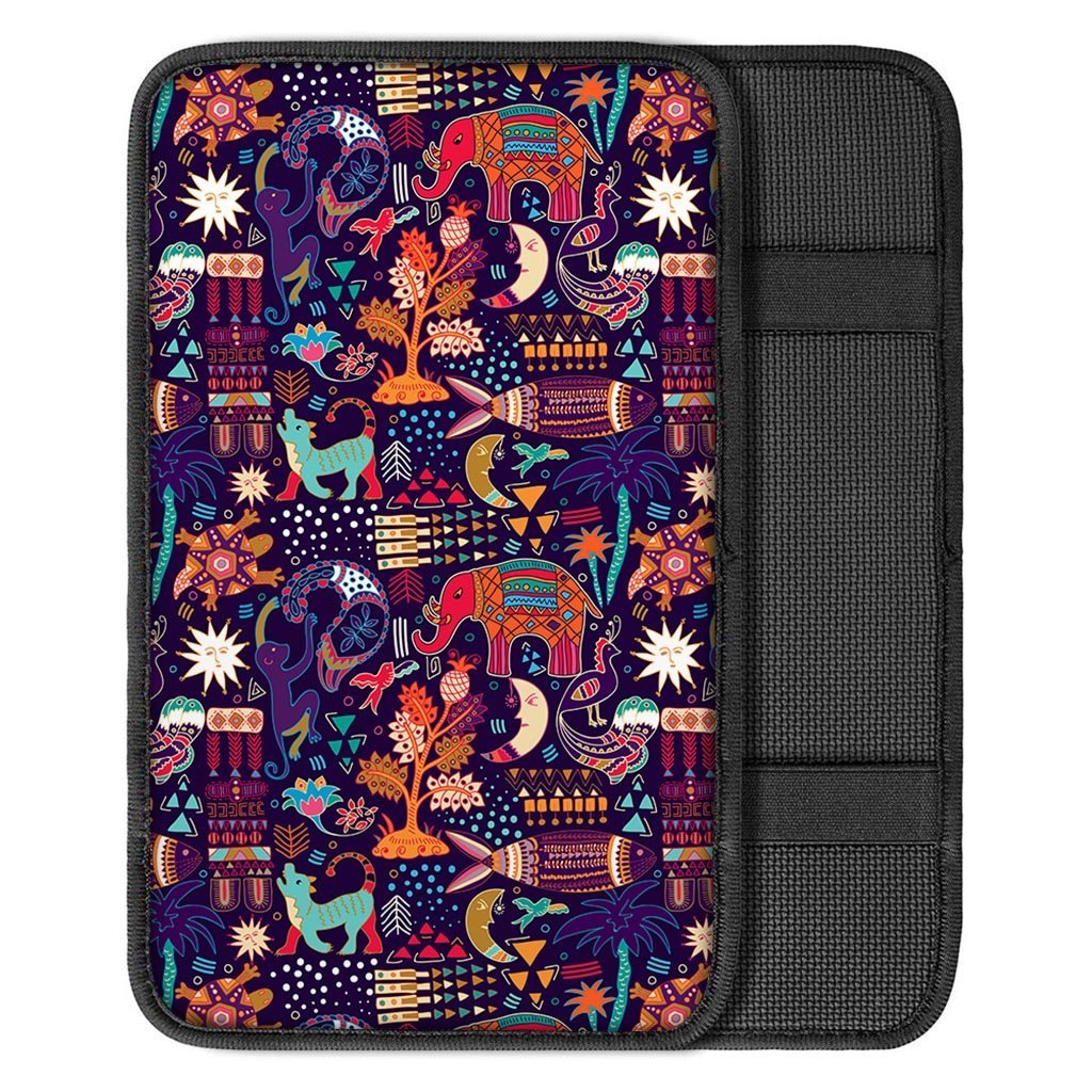 Aztec Psychedelic Trippy Car Console Cover-grizzshop